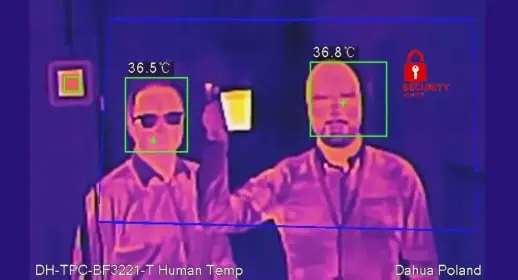 Cámara termica control de temperatura covid 19